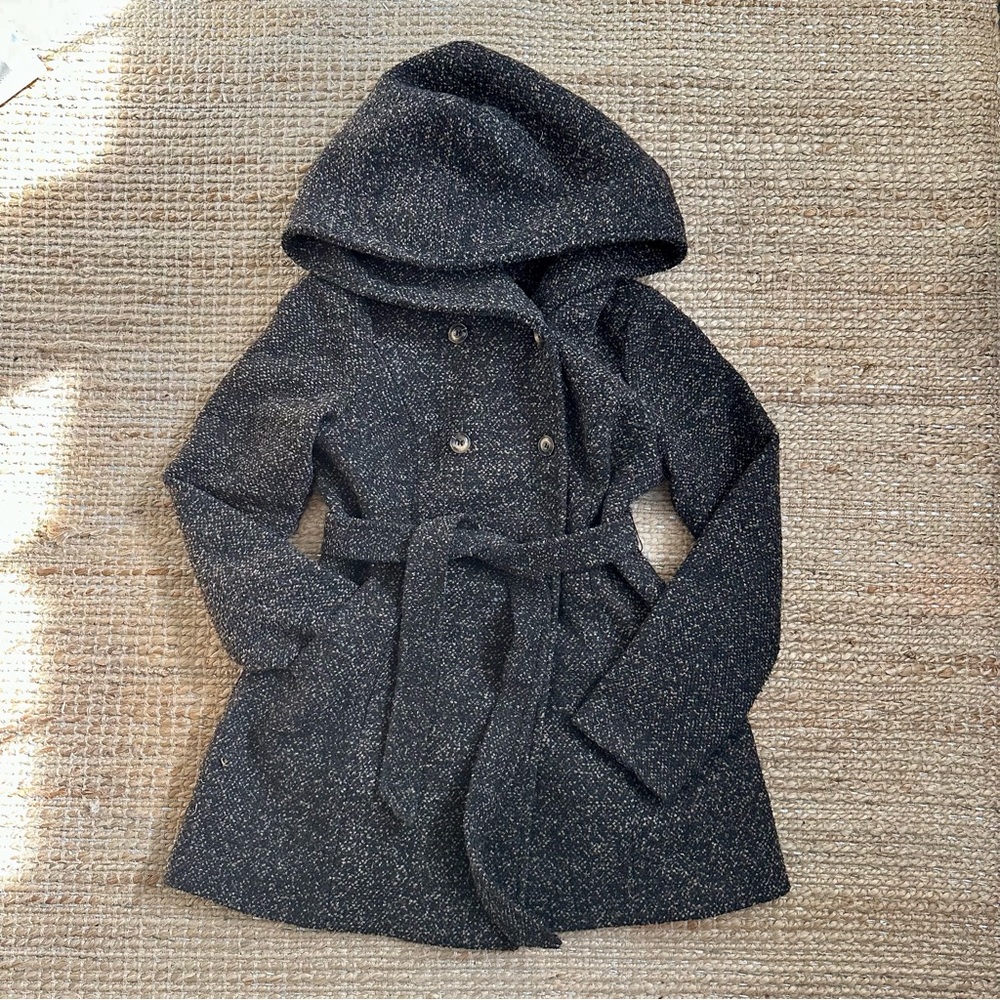 Modcloth Cookie Pie Hooded Coat | Large